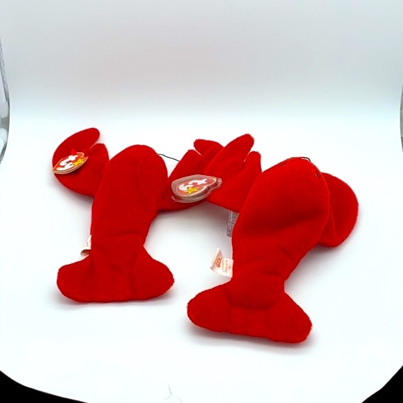 TY BEANIE BABIES COLLECTION PINCHERS Red Lobster set of 2 w tags 1993 style 4026 - Picture 6 of 15